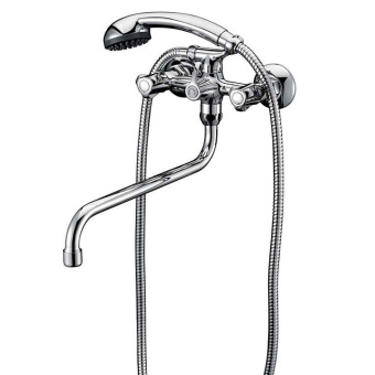 Смеситель д/ванны "МУН" с аксессуарами  Z0602R #WF_CITY_VIN# картинка