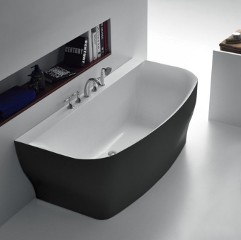 Ванна акриловая BELBAGNO BB74-NERO-W0 1650*780*590  БЕЗ перелива #WF_CITY_VIN# картинка