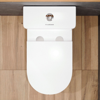 Унитаз-компакт A8060 + сиденье тонкое ДП #WF_CITY_VIN# картинка