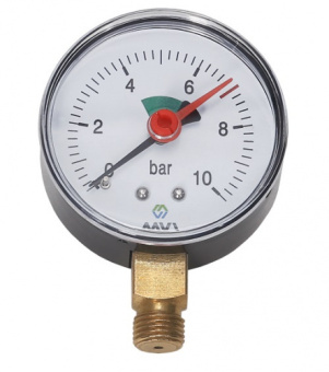 Манометр 63*1/4 6 бар (нижнее радиальное подключение) #WF_CITY_VIN# картинка