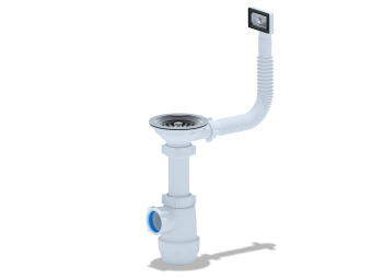 Сифон АНИ 3 1/2"*40 Грот (А0145S) под нерж. #WF_CITY_VIN# картинка