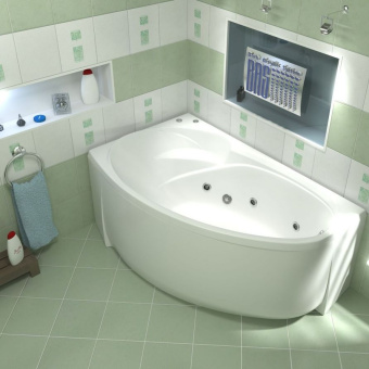 ФЭНТАЗИ ванна акрил. 150*90 прав. в компл. с каркасом #WF_CITY_VIN# картинка