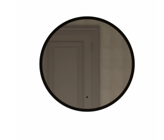 Зеркало MIXLINE "МОНАКО" D600 бесконтактн.сенс. светодиодн.подсв. Черная окантовка #WF_CITY_VIN# картинка