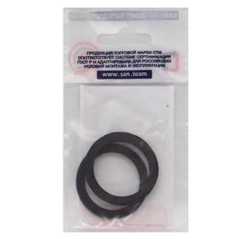 Прокладка 40х30х3 резина (для полотенцесушителя) (2шт) СТМ SRD40303-02	 #WF_CITY_VIN# картинка