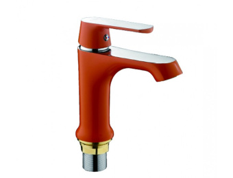 Смеситель F1032 д/раковины оранж. FRAP #WF_CITY_VIN# картинка