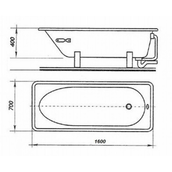 Ванна стальная ANTIKA 160*70 белая орхидея (ВИЗ) #WF_CITY_VIN# картинка