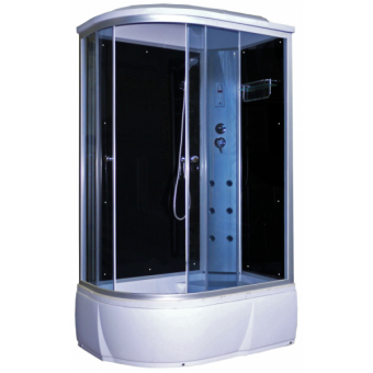 AQUACUBIC 3106B R 120*80*220 гл.п. grey black  #WF_CITY_VIN# картинка