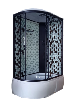 Душевая кабина ДАНА-64 R 120*80*215 (соты) в.п. #WF_CITY_VIN# картинка
