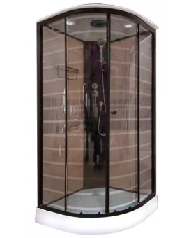 Душевая кабина ДАНА-51 90*90*215 (БЕЖ полосы) н.п. #WF_CITY_VIN# картинка
