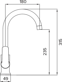 Смеситель 83073 DALALVEN для кухни #WF_CITY_VIN# картинка