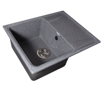 Кухонная мойка GranAlliance G-22, темно-серый 580х470х195 мм (ДхШхВ) #WF_CITY_VIN# картинка