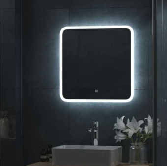Зеркало Bruno LED 600*600 c сенсором ЗЛП164 (ЗЛП2164) #WF_CITY_VIN# картинка