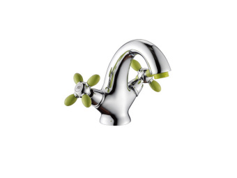 Смеситель Р1071-11 д/умывальника (зелёный) #WF_CITY_VIN# картинка