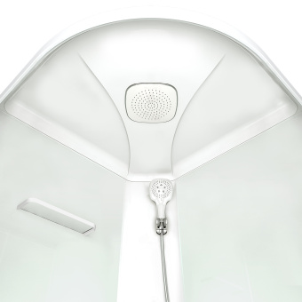 DOMANI-SPA Душевая кабина Delight 99 Slim 90*90*218 Black в.п бел.сатин-мат,проф,без элект #WF_CITY_VIN# картинка