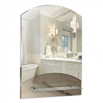 Зеркало MIXLINE "Меркурий" 450*650 с полкой #WF_CITY_VIN# картинка