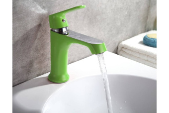 Смеситель F1033 д/раковины зелен. FRAP #WF_CITY_VIN# картинка