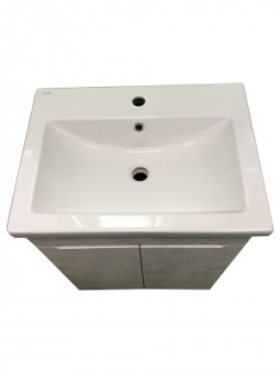 Тумба "УРАН COMO 50" 2 створки БЕТОН ПАЙН С РАКОВИНОЙ COMO 50 #WF_CITY_VIN# картинка