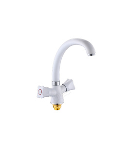 Смеситель Р42306-7 д/кухни (белый) #WF_CITY_VIN# картинка