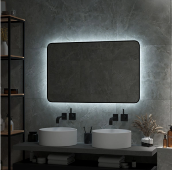 Зеркало Torry LED 1000*700 с бесконтактным сенсором и фоновой подсветкой ЗЛП1528 #WF_CITY_VIN# картинка
