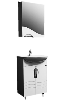 Тумба MDS (А) "Стелла 50" с раковиной Акватон 50 #WF_CITY_VIN# картинка