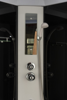 Душевая кабина (SW) 901 Satin Black 900*900*2150 н.п. #WF_CITY_VIN# картинка