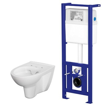 Инсталляция IN-MZ-VECTOR + унитаз PARVA + кнопка CORNER пластик бел #WF_CITY_VIN# картинка