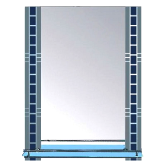 L652 зеркало (прямоуг. с полкой) 60*45 #WF_CITY_VIN# картинка