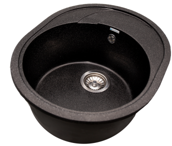 Кухонная мойка GranAlliance G-33, черный 575х465х200 мм (ДхШхВ)  #WF_CITY_VIN# картинка