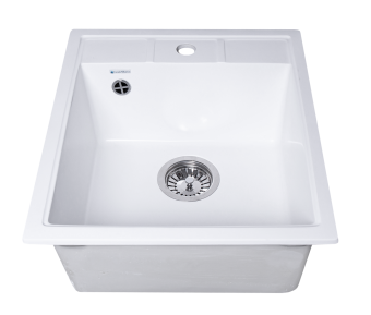 Кухонная мойка GranAlliance G-20, молочный  440х497х200 мм (ДхШхВ) #WF_CITY_VIN# картинка