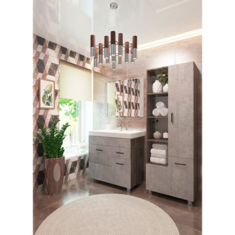 Зеркало "Catherine 80 №4" белый камень #WF_CITY_VIN# картинка