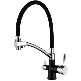Смеситель L4855B-2 для кухни, излив черный #WF_CITY_VIN# картинка