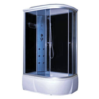 AQUACUBIC 3306A L 120*80*220 гл.п. grey black #WF_CITY_VIN# картинка