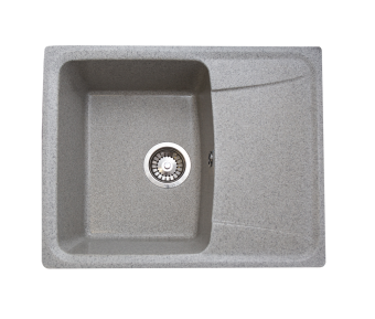 Кухонная мойка GranAlliance G-22, серый 580х470х195 мм (ДхШхВ) #WF_CITY_VIN# картинка