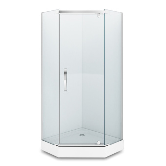 Душевое ограждение ALEX BAITLER AB215-90 90*90*200 трапеция без поддона #WF_CITY_VIN# картинка