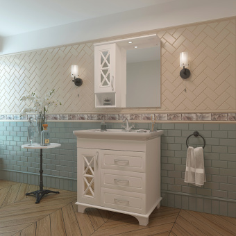 Тумба "Duglas 75" с сифоном с раковиной "Duglas 750" #WF_CITY_VIN# картинка