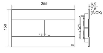 Инсталляция OLI 120 ECO Sanitarblock mechanic + панель слива Slim бел. #WF_CITY_VIN# картинка