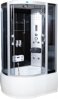 ВМ-319 Душевая кабина 85*120*215 гл.п. (черн.тонир) Правая #WF_CITY_VIN# картинка