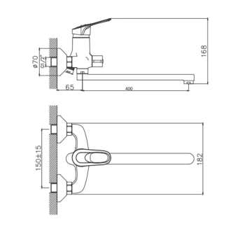 Смеситель д/ванны D146407 #WF_CITY_VIN# картинка