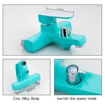 Смеситель д/ванны R32303 бирюз. #WF_CITY_VIN# картинка