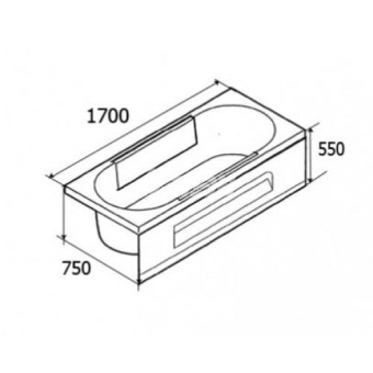 APPOLLO 170 см TS-1702Q с ручками + панель + каркас #WF_CITY_VIN# картинка
