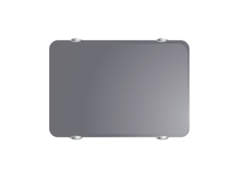 Электропанель Campa CMUP 10 HMIRE 1000W зеркальный, горизонтальная #WF_CITY_VIN# картинка
