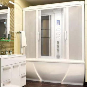 OMEGA душевая кабина 170*85 (МАТОВАЯ) г/м #WF_CITY_VIN# картинка