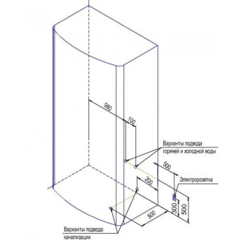Душевая кабина ДИАНА-1  #WF_CITY_VIN# картинка
