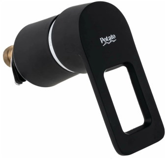 Смеситель Potato Р1130-6 д/ванны черный #WF_CITY_VIN# картинка