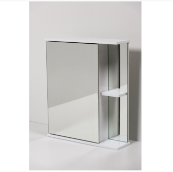 Шкаф зеркальный "АКВА Хит 50" левый (50-10L) #WF_CITY_VIN# картинка