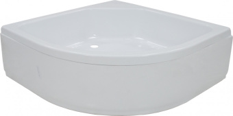 Душевой поддон ПД4 90*90  (средний полукруг)+сифон 1/2**50/60 хром ,(E410CL)(E450CL) #WF_CITY_VIN# картинка