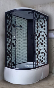 Душевая кабина ДАНА-64 R 120*80*215 (соты) в.п. #WF_CITY_VIN# картинка
