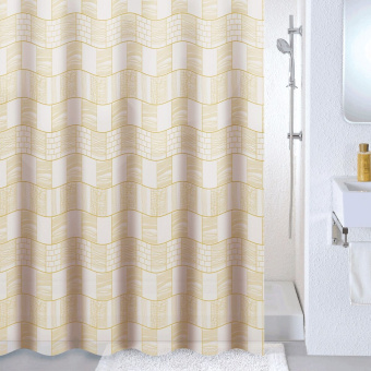Занавеска  MILARDO 180*180 Brick wall 533V180M11 #WF_CITY_VIN# картинка