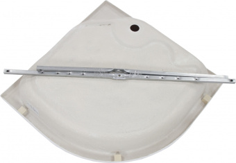 Душевой поддон ПД4 90*90  (средний полукруг)+сифон 1/2**50/60 хром ,(E410CL)(E450CL) #WF_CITY_VIN# картинка