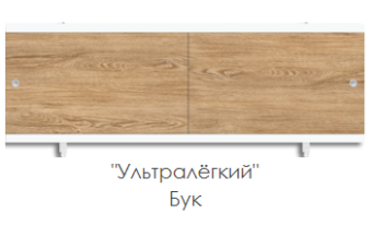 Экран для ванны "УЛЬТРА ЛЕГКИЙ" 1,48 Бук #WF_CITY_VIN# картинка